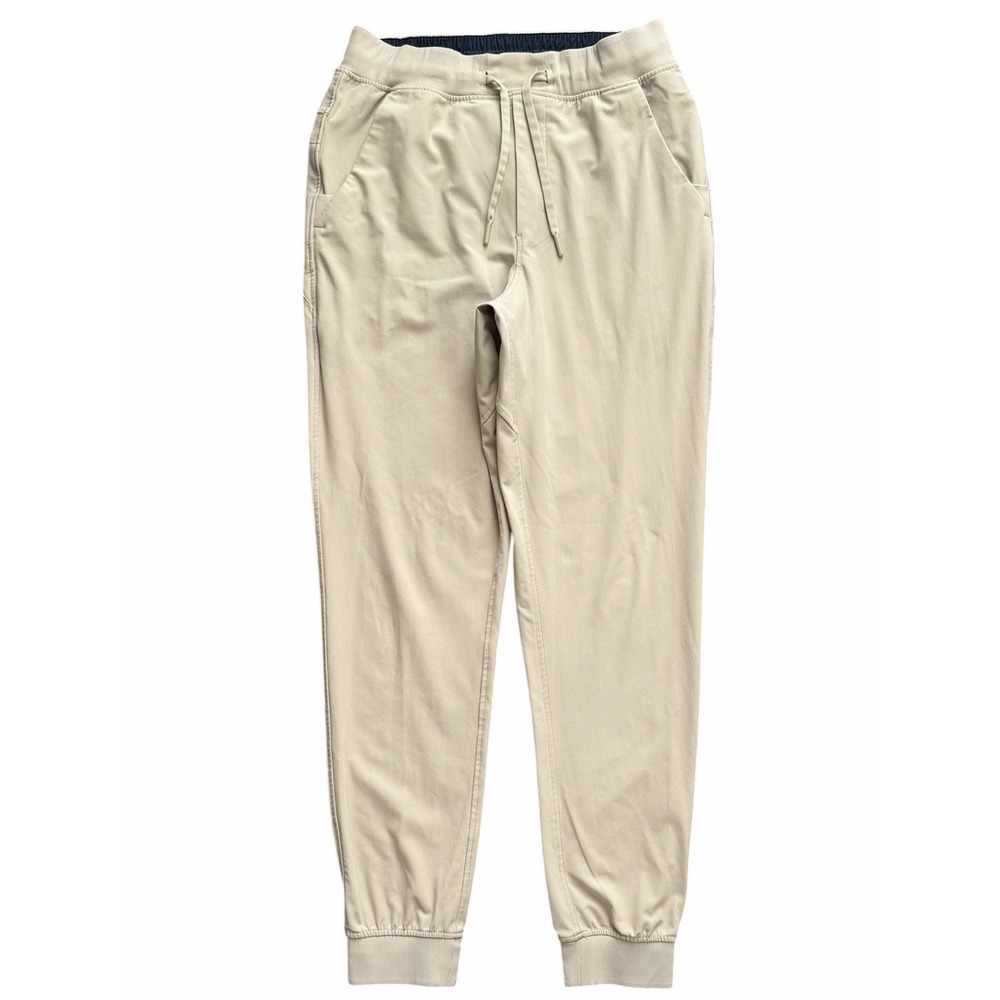 Birddogs Jogger Pants Mens Large Khaki Tan Performance Stretch Athletic Golf